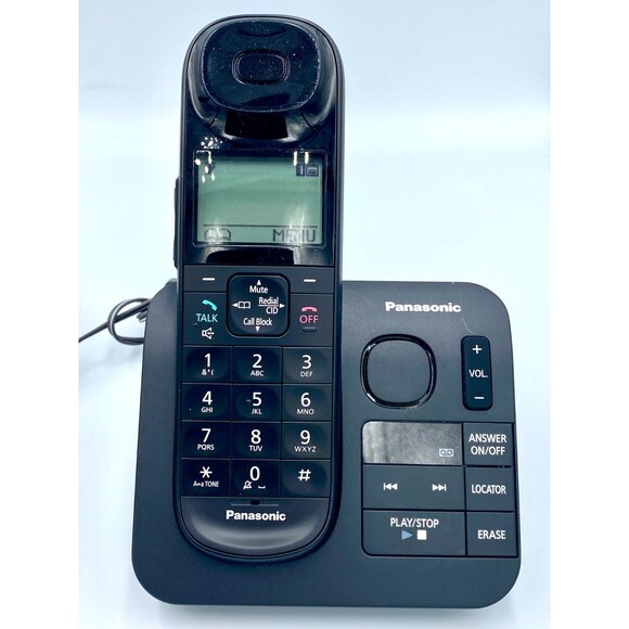 Panasonic KX-TGL432B Expandable Cordless Phone w/ Answering Machine- 2 Handset - Picture 2 of 4